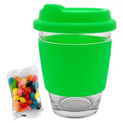 Jelly Beans in Carlo Glass Coffee Cup
