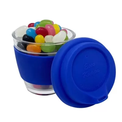 Jelly Beans in Venice Glass Coffee Cup