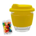 Jelly Beans in Venice Glass Coffee Cup