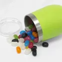 Jelly Beans in Wine Coffee Cup