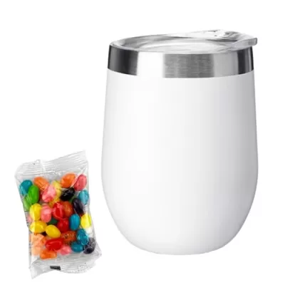 Jelly Beans in Wine Coffee Cup