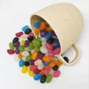 Jelly Beans in Vetto Wheat Straw Cup