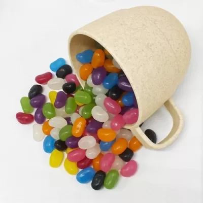 Jelly Beans in Vetto Wheat Straw Cup