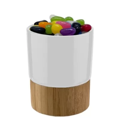 Jelly Beans in Cerabam Mug
