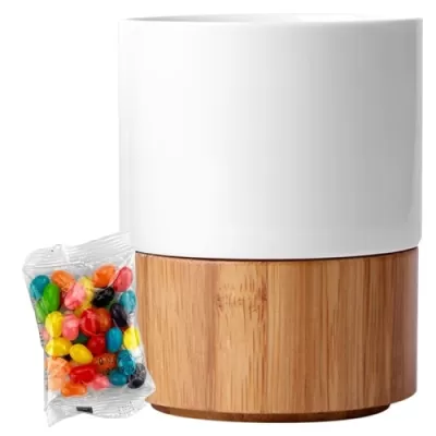 Jelly Beans in Cerabam Mug