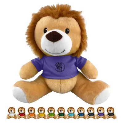 branded Lion Plush Toy, from our range of promotional Teddy Bears & Plush Toys
