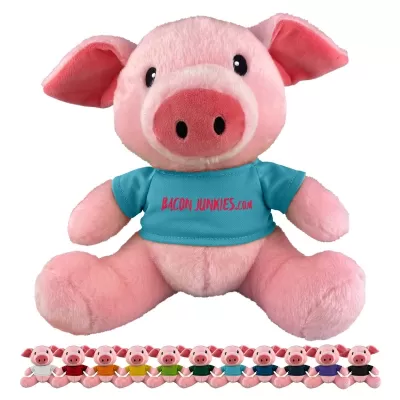 branded Pig Plush Toy, from our range of promotional Teddy Bears & Plush Toys
