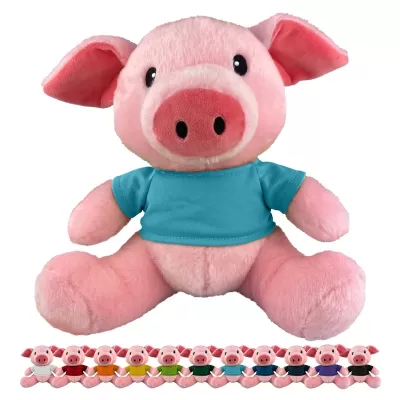 branded Pig Plush Toy, from our range of promotional Teddy Bears & Plush Toys