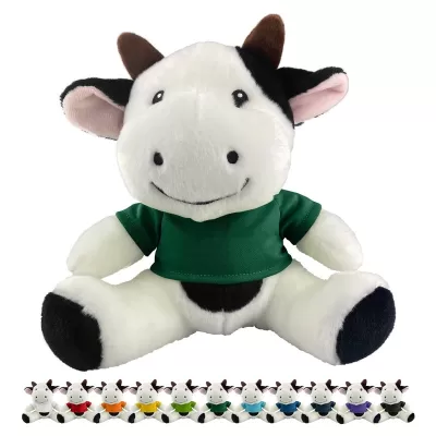 branded Cow Plush Toy, from our range of promotional Teddy Bears & Plush Toys