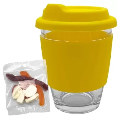 Jelly Party Mix in Carlo Glass Coffee Cup