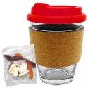Jelly Party Mix in Cork Band Glass Coffee Cup