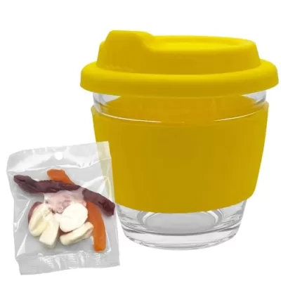 Jelly Party Mix in Venice Glass Coffee Cup