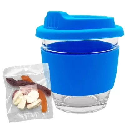 Jelly Party Mix in Venice Glass Coffee Cup
