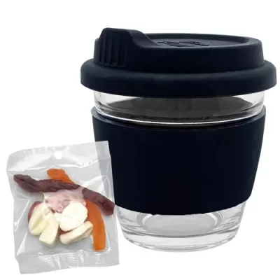 Jelly Party Mix in Venice Glass Coffee Cup