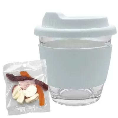 Jelly Party Mix in Venice Glass Coffee Cup