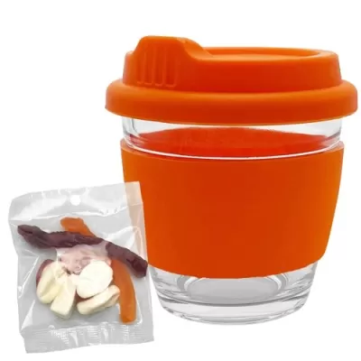 Jelly Party Mix in Venice Glass Coffee Cup