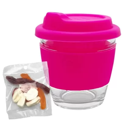 Jelly Party Mix in Venice Glass Coffee Cup