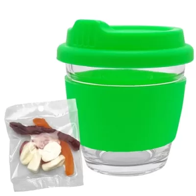 Jelly Party Mix in Venice Glass Coffee Cup