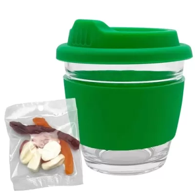 Jelly Party Mix in Venice Glass Coffee Cup
