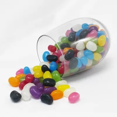 Jelly Beans in Crystal PET Cup