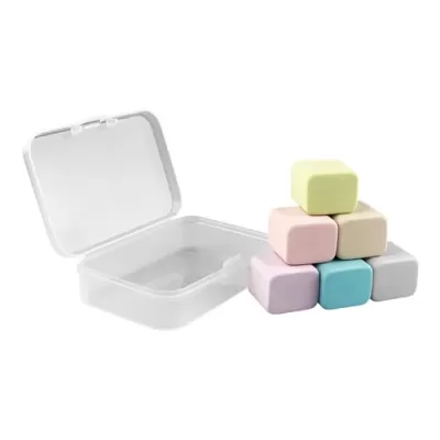 Happy Cube Rubber Eraser Set