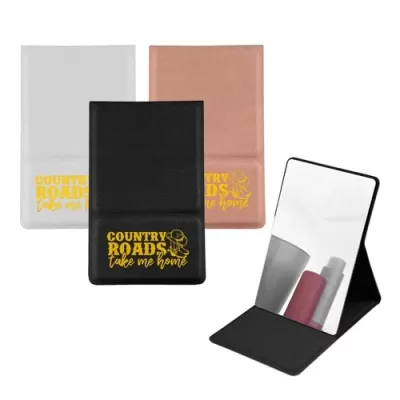 Ovela Stainless Steel Compact Mirror