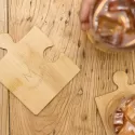 Puzzle 4 Piece Bamboo Coaster Set