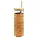 Eidy 480ml Bamboo Lid Glass Bottle