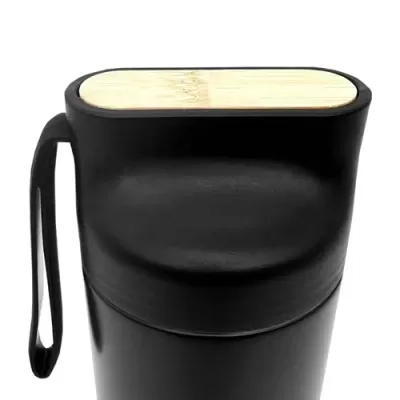 Soulfull 600ml Bamboo Lid Stainless Steel Drink Bottle