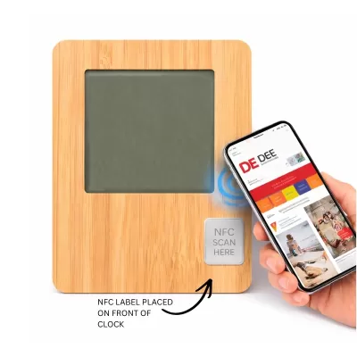 Bamboo Desk Clock