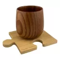 Large 210ml Wooden Coffee Cup