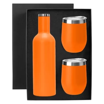 Shiraz Stainless Steel Wine and Coffee Gift Set