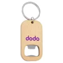 Bamboo Bar Bottle Opener Keyring
