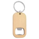 Bamboo Bar Bottle Opener Keyring