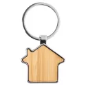 House Bamboo Keyring