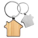 House Bamboo Keyring