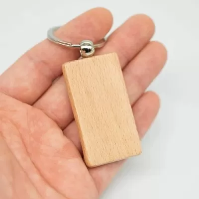 Euro Wood Keyring