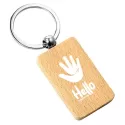 Euro Wood Keyring