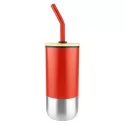 eNova 450ml Bamboo Lid Stainless Steel Coffee Mug
