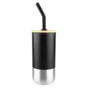 eNova 450ml Bamboo Lid Stainless Steel Coffee Mug