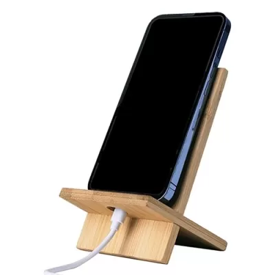 branded Bamboo Phone Holder, from our range of promotional Phone Accessories