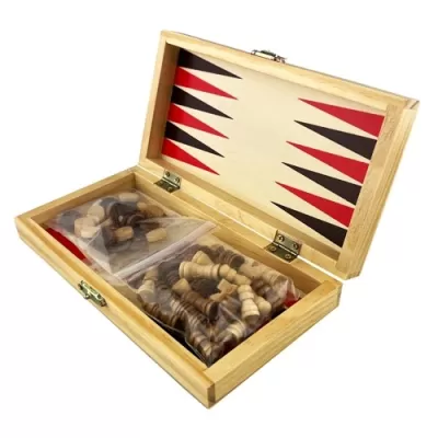 3-in-1 Wooden Play Case