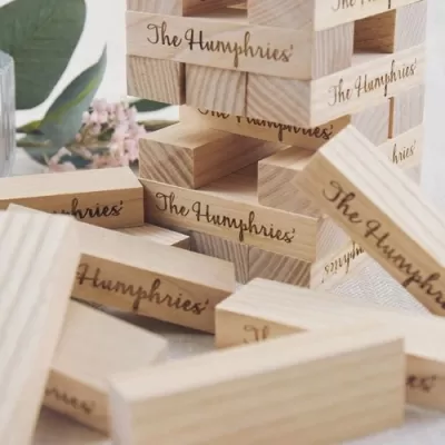 Small Wooden Towers Set