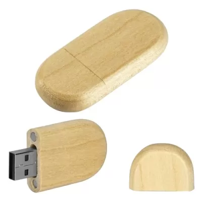 Okoolar 16GB Bamboo USB Flash Drive