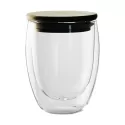 Oxa 350ml Glass Double Wall Coffee Cup