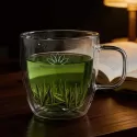Garna 350ml Glass Double Wall Coffee Cup