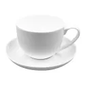 Stoneware Tea Cup and Saucer