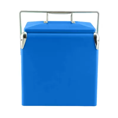 Retro Metal Ice Cooler Box