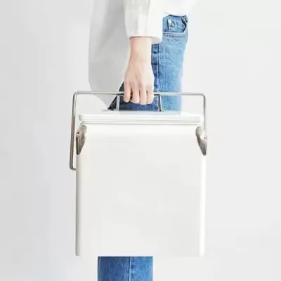 Retro Metal Ice Cooler Box