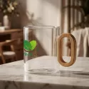 Cottage 330ml Glass Coffee Cup